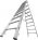 Drabina dwustronna Stabilo DoppelLeiter 2x10 st. R13 (wys. rob. 3,90m)
