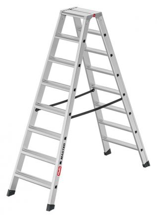 Drabina dwustronna HAILO Master D100 2x8 stopnie (wys. rob.3,40m)