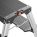 Drabina aluminiowa dwustronna HAILO Master D70 2x3 stopnie (wys. rob.2,60m)