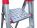 Drabina jednostronna aluminiowa Faraone Lady 3 st. (wys. rob. 2,66m)