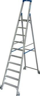 Drabina Krause Stabilo 10 st. (wys. rob. 4,35m) z rolkami
