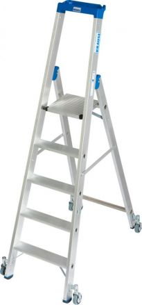 Drabina Krause Stabilo 5 st. (wys. rob. 3,20m) z rolkami