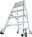 Drabina Krause Stabilo 2 x 5 st. (wys. rob. 2,70m) z rolkami