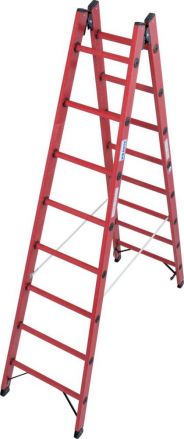 Drabina dwustronna Krause 2x8 szczebli (wys. rob. 3,55m)
