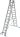 Drabina Krause TRBS 3x12 wielofunkcyjna (wys. rob. 9,10m)