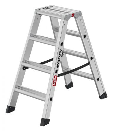 Drabina dwustronna HAILO Master D100 2x4 stopnie (wys. rob.2,47m)