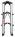 Drabina aluminiowa dwustronna HAILO Master D70 2x3 stopnie (wys. rob.2,60m)