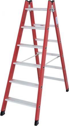 Drabina dwustronna Krause 2x6 stopnie (wys. rob. 2,85m)
