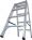 Drabina Krause Stabilo 2 x 4 st. (wys. rob. 2,48m)