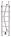 Drabina aluminiowa 2x6 + 1x5 S100 Hailo ProfiLOT (wys. rob. 4,69m)