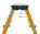 Drabina dwustronna Krause Rolly 2x2 st. (wys. rob. 2,45m) żółta