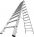 Drabina dwustronna Stabilo DoppelLeiter 2x12 st. R13 (wys. rob. 4,35m)