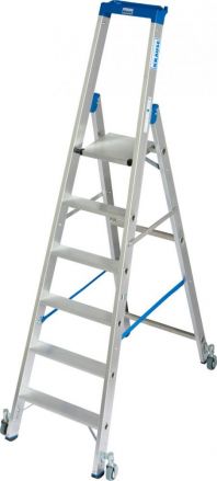Drabina Krause Stabilo 6 st. (wys. rob. 3,40m) z rolkami