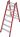 Drabina dwustronna Krause 2x6 stopnie (wys. rob. 2,85m)