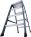 Drabina Krause SePro D 2x4 st. (wys. rob. 2,40m)