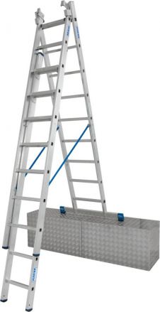 Drabina Krause Stabilo 3x9 szcz. wielofunkcyjna z funkcją na schody (wys. rob. 6,85m)