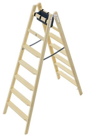 Drabina drewniana HAILO Master H80 2x8 st (wys. rob. 3,59m)