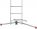 Drabina aluminiowa 3x12 S120 Hailo Pro (wys. rob. 8,78m)