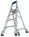 Drabina Krause Stabilo 5 st. (wys. rob. 3,20m) z rolkami