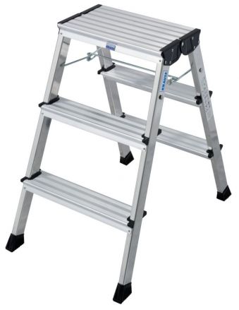 Drabina dwustronna Krause Rolly 2x3 st. (wys. rob. 2,65m)